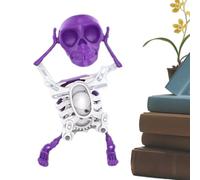 Halloween Dancing Skeleton - Clockwork Swinging 3D Skull Toy | Wind-Up Mechanical Skeleton Model | Fun Halloween Decoration & Toy for Boys, Teens, Women, Men, Kids, Youth Parties &