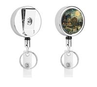 Halloween Dare ID Badge Holder Retractable with Keychain for Office 1 Pack