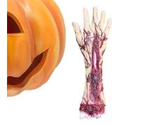 Halloween Dead Body Props - Fake Scary Severed Hand Foot for Horror-Themed Parties,Scary Props Fake Bloody Dead Body Parts Floor Corner Display Haunted House Film Television Photography Halloween