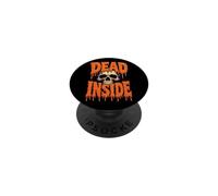 Halloween Dead Inside Funny Skull Drip Letters Sarcastic PopSockets Adhesive PopGrip
