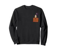 Halloween Dead Inside Sad Ghost Funny Vintage Pumpkin Sweatshirt