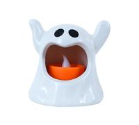 Halloween Decor, Ghost Light Candles, Halloween Ghostly LED Candle Both Cute and a Little Scary, Ghost Light for Home Decorations (white)