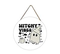 Halloween Decor Halloween Home Decor Highly! Doorplate An Excellent Choice To Transform Into Make Your Holiday Full Of Excitement And Fear4 Living Room (B, 30x30cm)