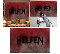 Halloween Decor 【 Inspiration 】 Halloween Bloody Background Cloth Ignite Your Creativity Create A Unique Decorative Effect6 Window Decorations (A, 180x120cm)