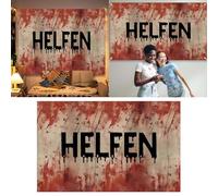 Halloween Decor 【 Inspiration 】 Halloween Bloody Background Cloth Ignite Your Creativity Create A Unique Decorative Effect6 Window Decorations (D, 180x120cm)