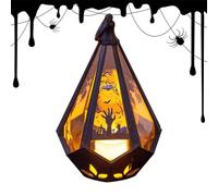 Halloween Decor Lantern - Yard Castle Witch Hand Lights Spooky,Battery Powered Lantern Lamp for Garden Indoor Outdoor Halloween Camping Pathway Lawn Backyard Home Yard Patio Porch
