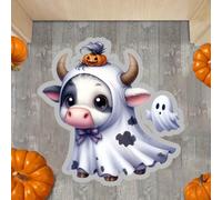Halloween Decoration Garden Halloween Spoboooky Doormat Welcome To Our Funny Home Door Mat Cute Bedroom Bathroom Doormat Tree (White, 60cm)