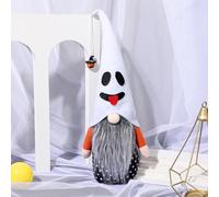 Halloween Decoration Halloween Decorative Exquisite Cloth Fabric Faceless Doll Ornament Adding A of Mystery and Eeriness to Enhance The Festive Atmosphere of Your Home Décor (B, 42x12x9cm)