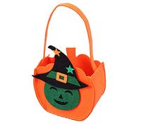 Halloween Decoration Outdoor Halloween Home Decor Trick Or Tote Bag Reusable For Candy Gifts Grocery Shopping Event Horizon Poster Outdoor Decorations (D, One Size)