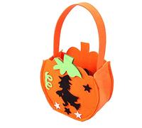 Halloween Decoration Outdoor Halloween Home Decor Trick Or Tote Bag Reusable For Candy Gifts Grocery Shopping Event Horizon Poster Outdoor Decorations (H, One Size)