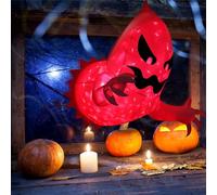 Halloween Decoration Outdoor Inflatable Ghost with Light Spooky Ghost for Garden, Window Decoration for Outdoor Area, Ideal Party Decoration for Halloween, Eye-catching and Funny Decoration