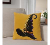 Halloween Decoration Pack Halloween Witch Pillow Cover Printed Cushion For Home Décor Sofa Pillow For Party Festive Decoration Spooky Decor (C, 45x45cm)