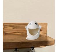 Halloween Decoration Set Ceramic Ashtray High End for Boyfriend Living Room/Halloween Cute Decoration Halloween Toy (White, 9.5X10.5)