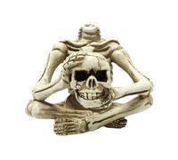 Halloween Decoration Set Halloween Special Unique Shaped Air Holder for Indoor Décor Ideal for Creating A Mysterious A Choice Tabletop Display House Christmas Decorations (Beige, 8x8x12. 5cm)