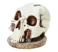 Halloween Decoration Skull Bone Statue Sculpture Cutter Holder Festival Desk Decors Holiday Ornament Skeleton Cutter Stand
