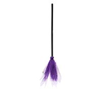 Halloween Decoration Witch Broom Plastic Ribbon Evil Witch Flying Broom Halloween Props, Halloween Decoration, Halloween Costumes