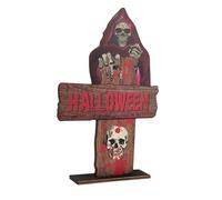 Halloween Decorations Desktop Ornament Modern Minimalist Style Wooden for Home and Festive Holiday for and Family Htw99 (C, 22.5CM)