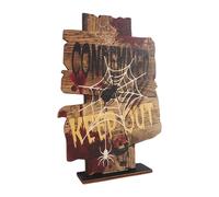 Halloween Decorations Desktop Ornament Modern Minimalist Style Wooden for Home and Festive Holiday for and Family Htw99 (G, 22.5CM)