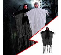 Halloween Decorations for Party Halloween Ghost-S Ornament With Face Decorations For Indoor Balconys Outdoor Yard Garden Parties Garden Ornament (C, One Size)
