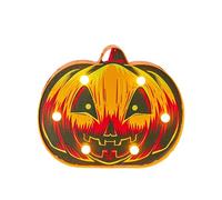 Halloween Decorations for Party Halloween LED Light Painting Modeling Light Festival Party Activity Atmosphere Pumpkin Funny and Interesting for Family and The (Orange, 19. 6X16. 5X3. 3cm)