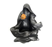 Halloween Decorations Ghost Pumpkin Night Light Lamp Holder - Resin Faceless Ghost Sculpture, Halloween Table Decorations, Candlestick with A Festive Atmosphere