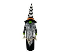Halloween Decorations Halloween Gnomes Faceless Gnome OrnamentsHalloween Gnome Dwarf Gnomes Home Decorations Tiered Tray Outdoor Sculptures for Garden (A, 38x6)