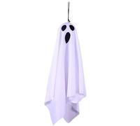 Halloween Decorations - Hangable Light-Up Ghost Figurines, Spooky Outdoor Ornaments | Three Flashing Modes for Porch Display, Backyard Ambiance, Lawn Setup, Patio Hanging, Tree Decoration, Gate Accent