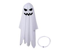 Halloween Decorations Hanging Ornament White Fabric for Porch Living Room Bedroom Party Outdoor Indoor Home (C, 68. 00)