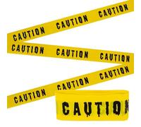 Halloween Decorations Hazard CAUTION Tape 25m - Non Adhesive Door Decorations Warning Danger Caution Barrier Tapes, Crime Scene Props Outdoor Indoor Halloween Party Decor Accessories