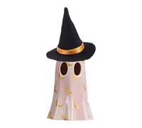 Halloween Decorations Indoor, Ghosts Decor with Witch Hats, Cute Spooky Halloween Ghost Figurines Perfect for Fireplace, Kitchen Shelf, and Holiday Home Decor 2025 (C)