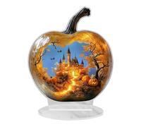 Halloween Decorations Indoor, Holiday Themed Fruit Shape Acrylic Table Ornament, Allhalloween 2d Acrylic Transparent Scenery Living Room Ornaments Decoration All Hallows Eve Gift