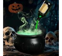 Halloween Decorations Indoor, New DIY Halloween Cauldron with Mist Maker Fogger, Floating Potion Magic Cauldron Bath, Witches Cauldron for Holidays Parties Outdoor Decorations