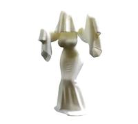 Halloween Decorations Indoor, Sexy Ghost Bride Figurines Ornaments, Spooky Gothic Statue, Cute Ghost Lady for Party Mantel Shelf Office Desk Coffee Table Tabletop, 10cm/14cm/20cm (White, S)