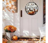 Halloween Decorations Indoor The Ultimate Halloween Accessory: Our Must Have Door Sign For A Memorable Celebration! Reusable Decorations (Orange, 20cm)