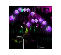 Halloween Decorations Outdoor Green Light,Firefly Solar Lights Ball Light Eyeballs Solar Ball Waterproof Autumn Decor Glow In The Dark Eyeballs Purple Outdoor Lights Jump Scare Halloween Decor