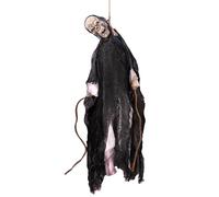 Halloween Decorations Outdoor - Halloween Glow Scary Ghost Flying Pendant,Photo Props Holiday Decor Spooky for Yard Haunted House Wall Backyard School Hallways Window Home
