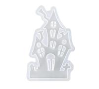 Halloween Decorations Party Halloween Candle Holder Silicone Resin Jewelry Kits (White, 16X10X1CM)