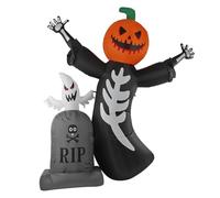 Halloween Decorations Projection Inflatable Fire and Ice Frightening Pumpkin Scene 19