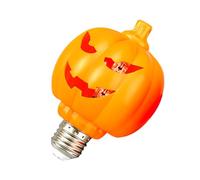 Halloween Decorations Pumpkin Lights, Projection Pumpkin Lamp, 4.8x3.27x3.27 Inches E27 Screw Base Bulb, Holiday Lighting for Indoor Outdoor Themed Parties Haunted Houses Camping Tents and Park Events