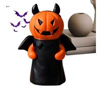 Halloween Decorations | Pumpkin Man Halloween Mini Figurines - Scary Toy Doll for Festival Indoor Kitchen Fireplace Mantle Adults Kids Party Home Decoration