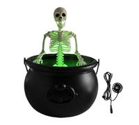 Halloween Decorations - Witch's Cauldron Statues | Spooky Holiday Yard Ornaments, String Light Decor, Festive Halloween Figures for Party, Indoor Lawns, Outdoors, Path, Seasonal