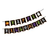 Halloween Decors Happy Banners Halloweens Party Decors For Outdoor Indoor Trick Or Treats Backdrop Garland Banners