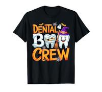Halloween Dental Boo Crew Dentist Costume Teeth Women Men T-Shirt