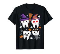 Halloween Dentist Witch Teeth Dental Crew Costume Men Women T-Shirt
