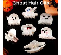 Halloween Devil Hair Claw Clip For Women Ponytail Holder Jaw Clip Punk Hair Claw Holiday Festival Props Hair Barrettes