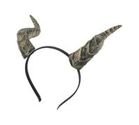 Halloween Devil Horns Headband, Detachable Backward Facing Horn Hair Hoop