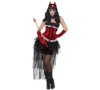 Halloween Devil Lady Diva Demonique De Vil Costume