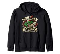 Halloween Devil's Den Nightstalkers Minor League Baseball Zip Hoodie