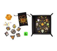 Halloween Dice Game Advent - Dice Game Advent - 35cm Abs Paper Interactive Tabletop Countdown Ga.me for Families Adults Teens Boys Girls Festive Holiday Tradition Fun Collectible Display