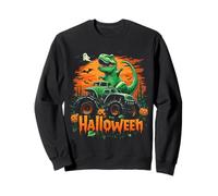 Halloween Dinosaur Monster Truck Sweatshirt